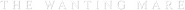 Logo of The Wanting Mare image size 786x43