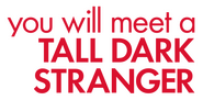 Logo of You Will Meet a Tall Dark Stranger image size 797x390