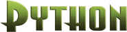Logo of Python image size 783x200