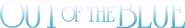 Logo of Out of the Blue image size 4049x613