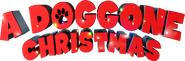 Logo of A Doggone Christmas image size 3501x1151