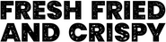 Logo of Fresh, Fried & Crispy image size 804x205