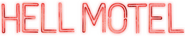Logo of Hell Motel image size 4319x842
