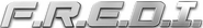 Logo of F.R.E.D.I. image size 1267x181