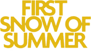 Logo of First Snow of Summer image size 1761x994