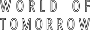 Logo of World of Tomorrow image size 1600x532