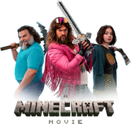 Logo of A Minecraft Movie image size 1022x969
