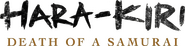 Logo of Hara-Kiri: Death of a Samurai image size 1161x286