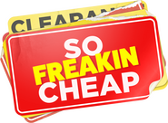 Logo of So Freakin Cheap image size 1638x1204