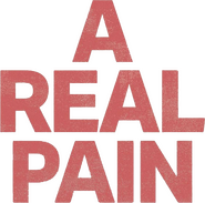 Logo of A Real Pain image size 554x547