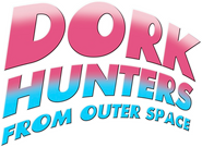 Logo of Dork Hunters From Outer Space image size 1261x922