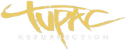 Logo of Tupac: Resurrection image size 754x299