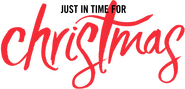 Logo of Just in Time for Christmas image size 2681x1287
