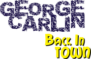 Logo of George Carlin: Back in Town image size 1728x1115