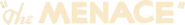Logo of The Menace image size 797x107