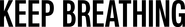 Logo of Keep Breathing image size 2489x362