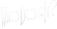 Logo of Who Done It? image size 620x312