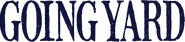 Logo of Going Yard image size 2466x557