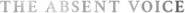 Logo of The Absent Voice image size 4318x309