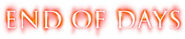 Logo of End of Days image size 798x169