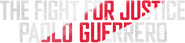 Logo of The Fight for Justice: Paolo Guerrero image size 884x206