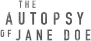 Logo of The Autopsy of Jane Doe image size 861x389