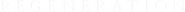 Logo of Regeneration image size 1273x82