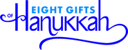 Logo of Eight Gifts of Hanukkah image size 1791x703