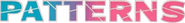 Logo of Patterns image size 769x94