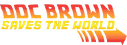 Logo of Doc Brown Saves the World image size 933x334