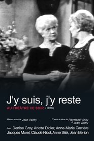 poster J'y suis, j'y reste