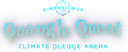Logo of Dimension 20 Live: Quangle Quest image size 1200x493