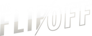 Logo of The Flip Off image size 3160x1259