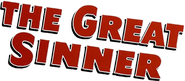 Logo of The Great Sinner image size 747x329