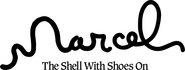 Logo of Marcel the Shell with Shoes On image size 2224x840