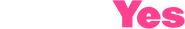 Logo of Just Say Yes image size 1277x203