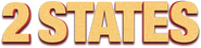 Logo of 2 States image size 798x194