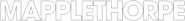 Logo of Mapplethorpe image size 1194x138