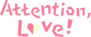 Logo of Attention, Love! image size 1267x527