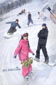 Poster of Ski into Love image size 1000x1500