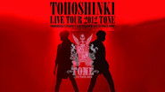 Backdrop of TVXQ! LIVE TOUR 2012 ~TONE~ image size 1280x720