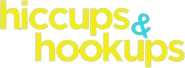 Logo of Hiccups & Hookups image size 445x164