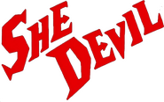 Logo of She Devil image size 797x501