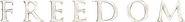 Logo of Freedom image size 590x71
