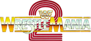 Logo of WrestleMania II image size 484x218