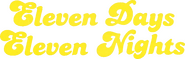 Logo of Eleven Days, Eleven Nights image size 982x311