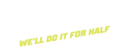 Logo of George Lopez: We'll Do It for Half image size 574x210