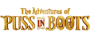 Logo of The Adventures of Puss in Boots image size 634x221