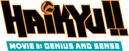 Logo of Haikyuu!! Movie 3: Talent and Sense image size 1276x507