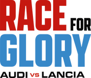 Logo of Race for Glory: Audi vs. Lancia image size 1628x1401